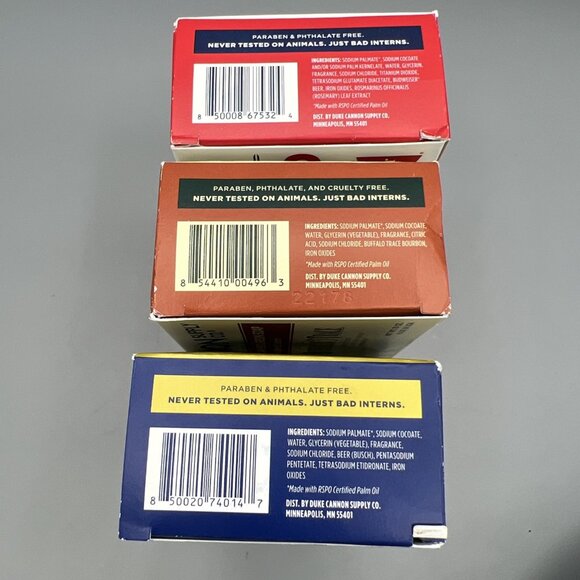 3 Pack - Duke Cannon The Great American Beer Soap 10 oz each Warm Cedarwood - Picture 8 of 10